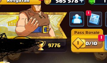 Conta clash royale quase full
