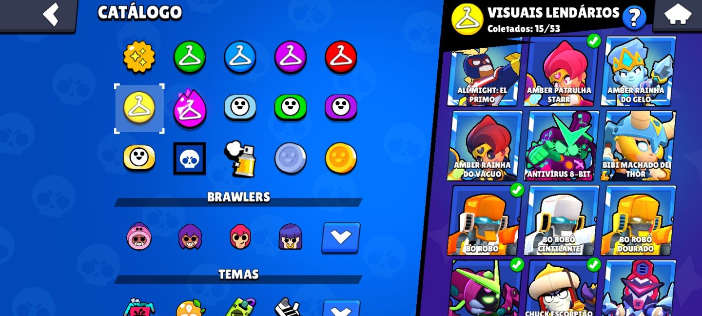 (PRA HOJE!!) Conta de BRAWL STARS de 2019 com 75k de troféus e todos os brawlers