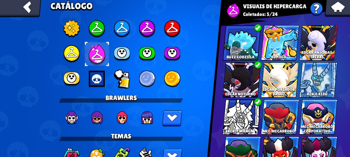 CONTA BRAWL STARS | 47.300 TROFÉUS | 104 BRAWLERS | 75 HIPERCARGAS | 2022