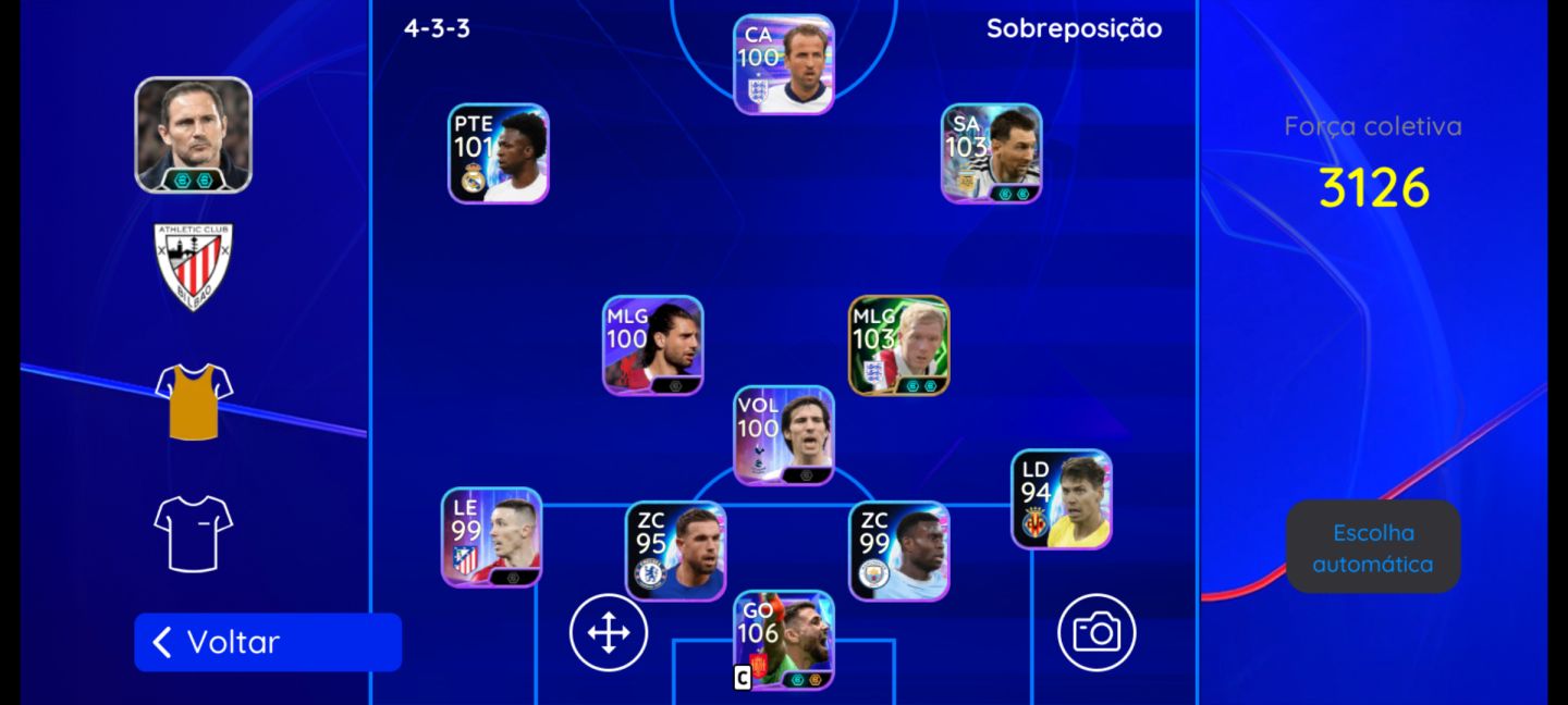 Conta eFootball 2027 Acesso por Gmail | Time 3126+