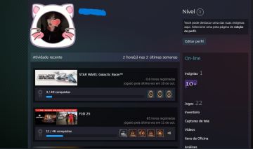 CONTA STEAM COM GALACTIC RACER+ F1 2025