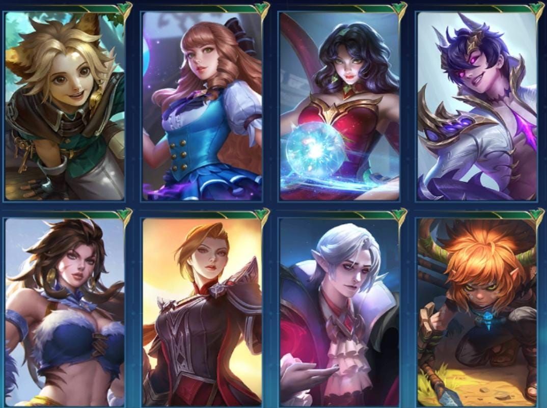 Conta mobile legends com muitas skins