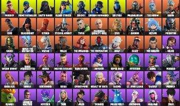 CONTA FORTNITE - 128 SKINS | PODE ALTERAR E-MAIL | Darth Vader, Helsie, Blaze