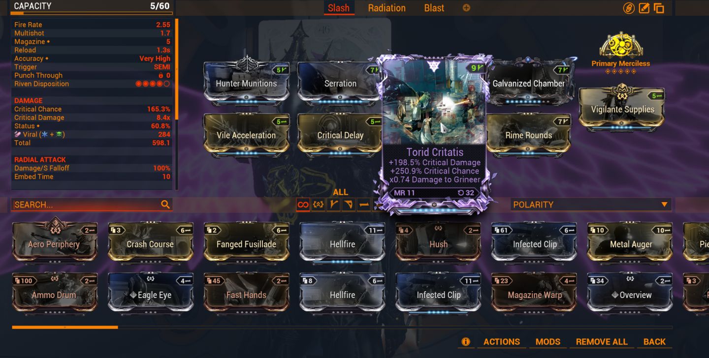 Conta warframe mr 30 prime e armas meta conteudo end game