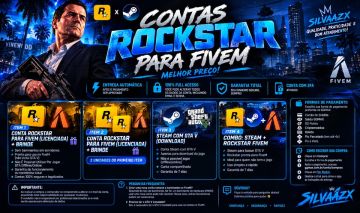 Conta Rockstar Para FIVEM Licenciada | Gta V Instalável [Entrega Automática]