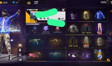 CONTA DE FREE FIRE GEMADA, LEVEL 67, UMP ATT, 275 PEITORAIS, BASTANTE COISAS.