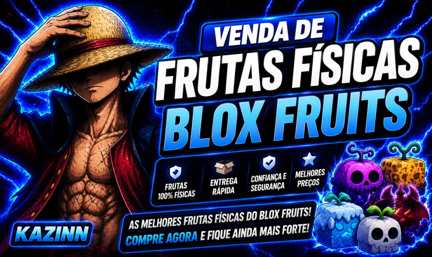 FRUTAS FISICAS BLOXFRUITS | DIRETO NO SEU INVENTARIO | ( PROMOÇAO)