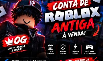 CONTA DE ROBLOX ANTIGA RARA! OG ACCOUNT | VENDA SEGURA | ENTREGA RÁPIDA