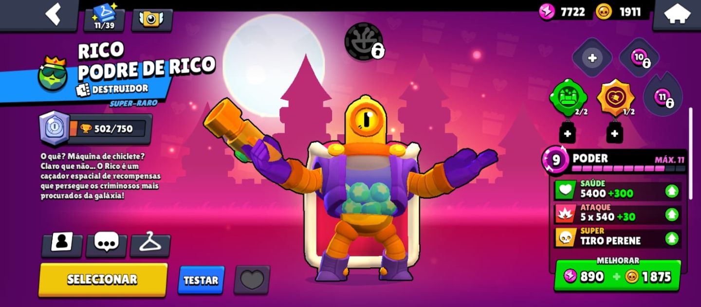 CONTA BRAWL STARS 12.6K+ TROFÉUS