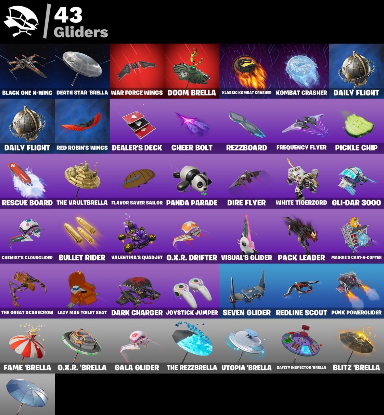 CONTA FORTNITE 35 SKINS/ OUTLAW MIDAS /HOMER SIMPSON /POWER RANGER/ ZIGGY / BIG
