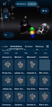 Conta Roblox com Korblox e recheada de animação desapego