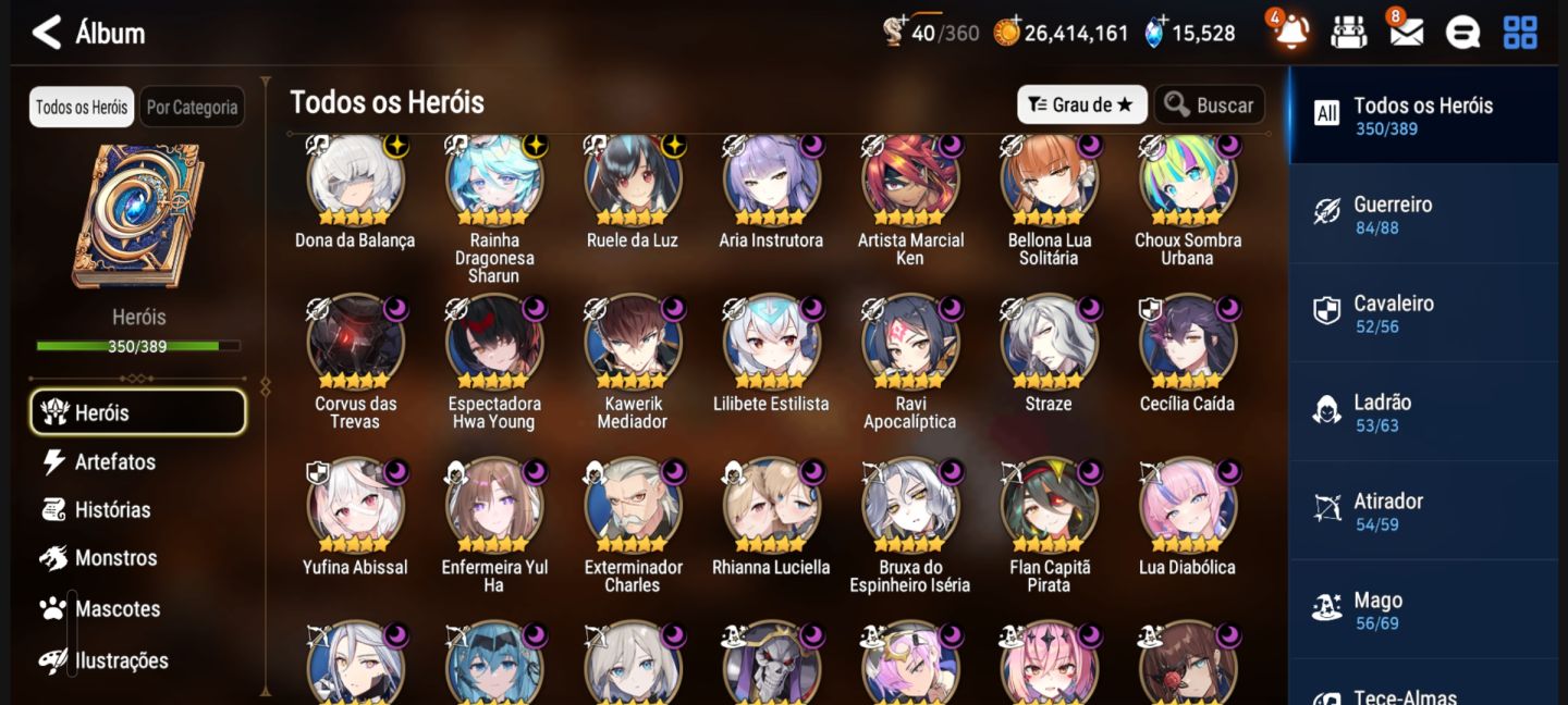 Epic Seven GLOBAL | 53 ML5 | Rhianna, Arunka e Belian SSS | Até 310 SPD