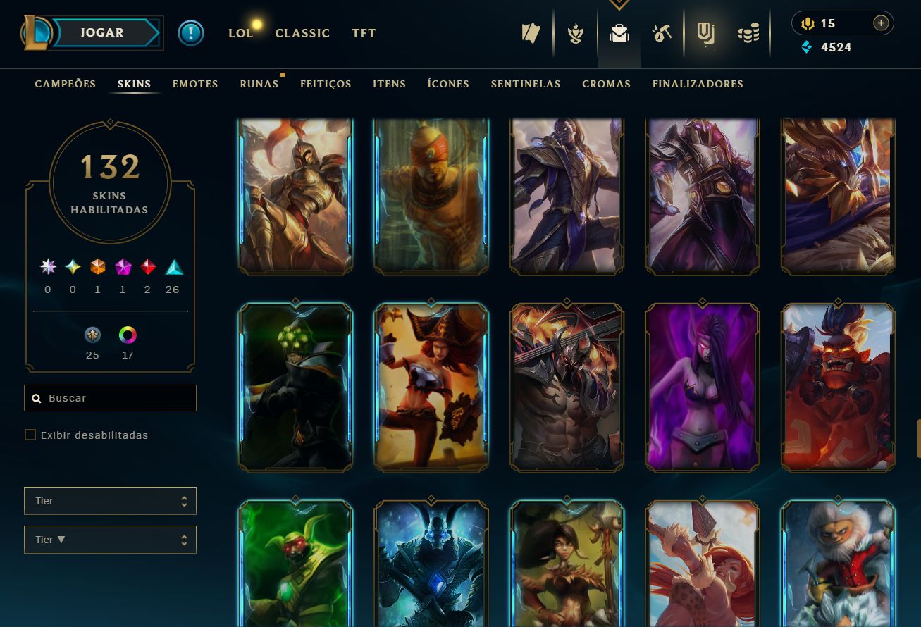 CONTA UNRANKED - 132 SKIN - FULL CHAMP + PREÇO BAIXISSIMO! - 100% SEGURA!