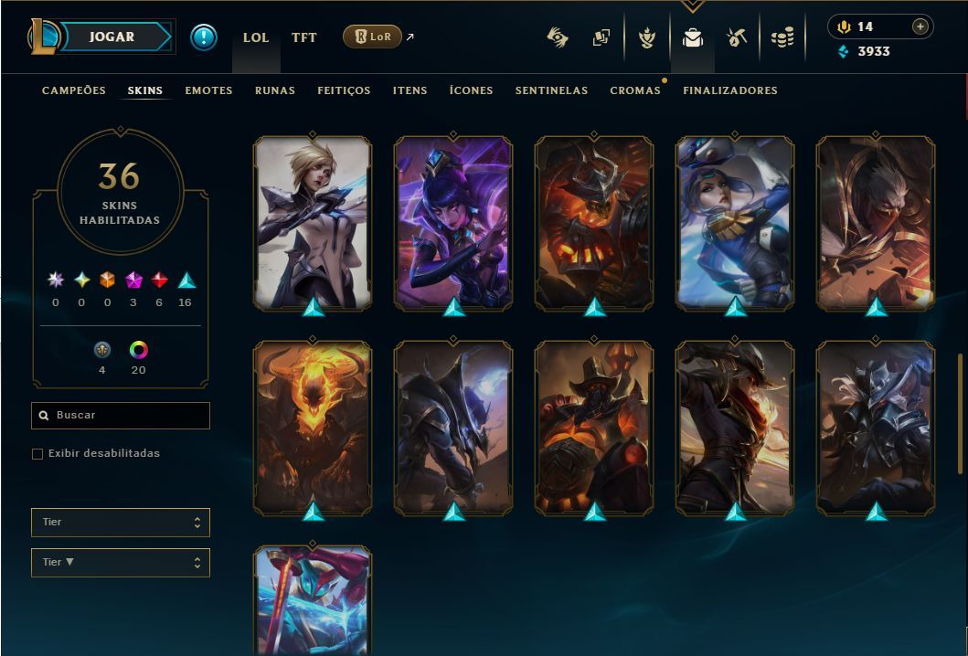 CONTAS DE LOL/FULL ACESSO/PODE TROCA A SENHA E O E-MAIL/ENTREGA 100% garantida