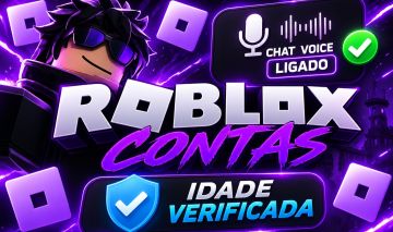 Contas Roblox com Chat Voice Ativo + Idade Verificada (MELHOR PREÇO)