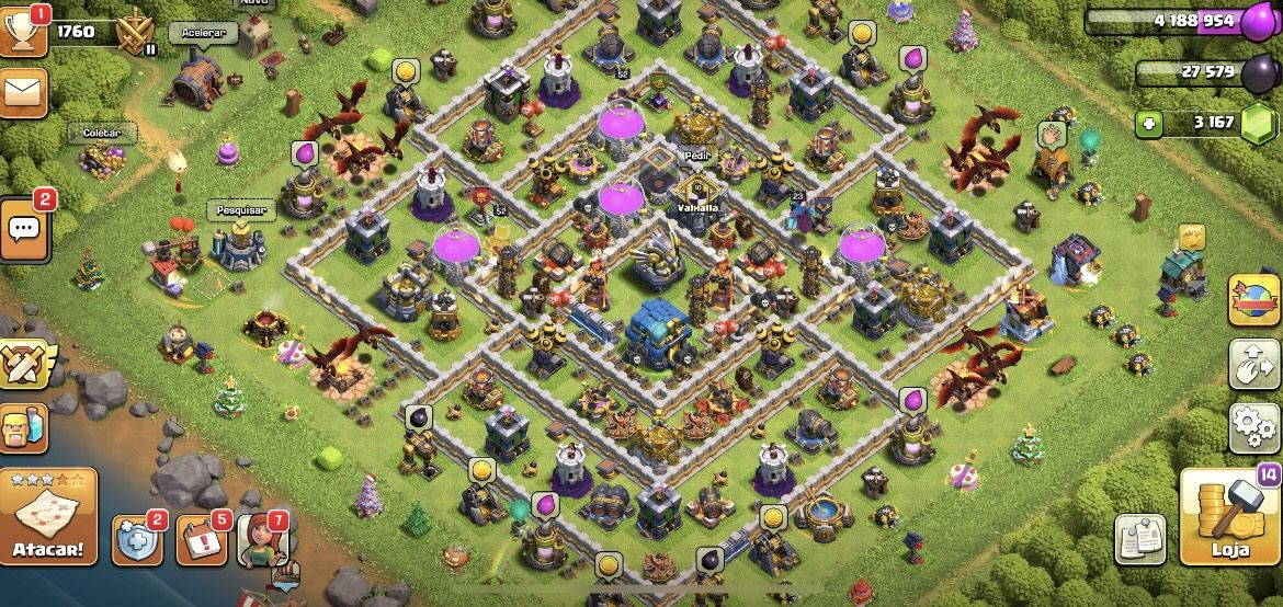 CONTA DE CLASH ROYALE PESSOAL 10K TROFÉUS + CONTA COC CV12 (ACESSO PERMANENTE)