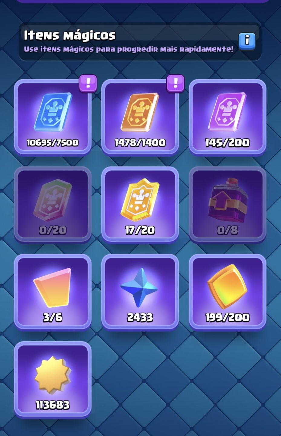 Conta Clash Royale 14K Troféus