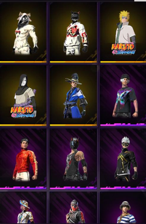DESAPEGO URGENTE CONTA FF NARUTO + KAKASHI + MINATO PREÇO MÍNIMO