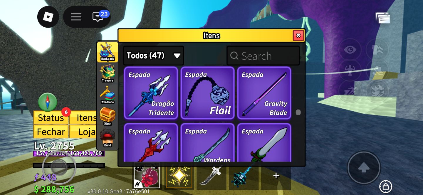CONTA BLOX FRUIT | YORU, TTK, CDK, QUASE TODAS AS GAME PESS DO JOGO ( DISCRIÇÃO