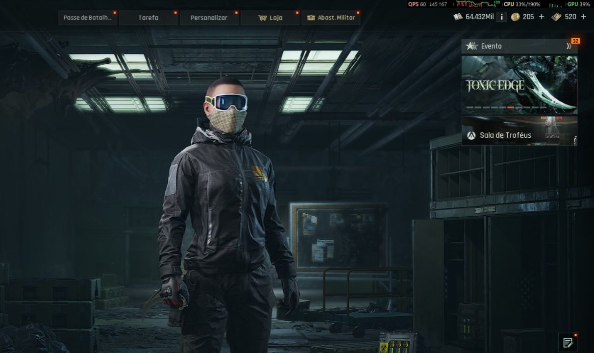 Conta de arena breakou com karambit