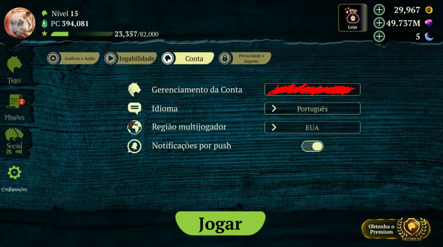 THE TIGER: ONLINE SIMULATOR | GEMAS + PEDRAS | ANDROID E IOS | TOP VENDAS