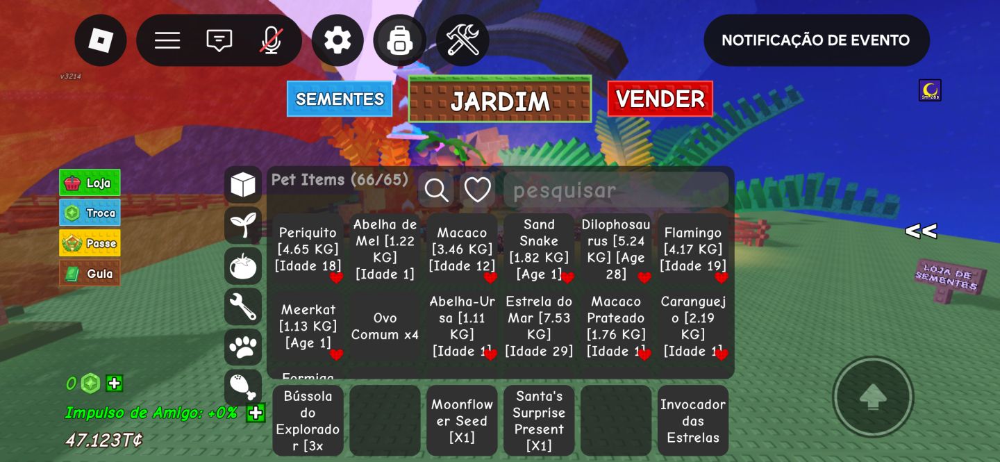 Grow a garden, Frutas/Pets/Money. Baratos