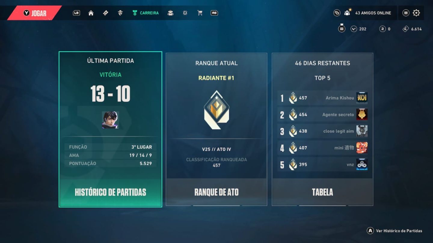 ELO JOB VALORANT CONSOLE