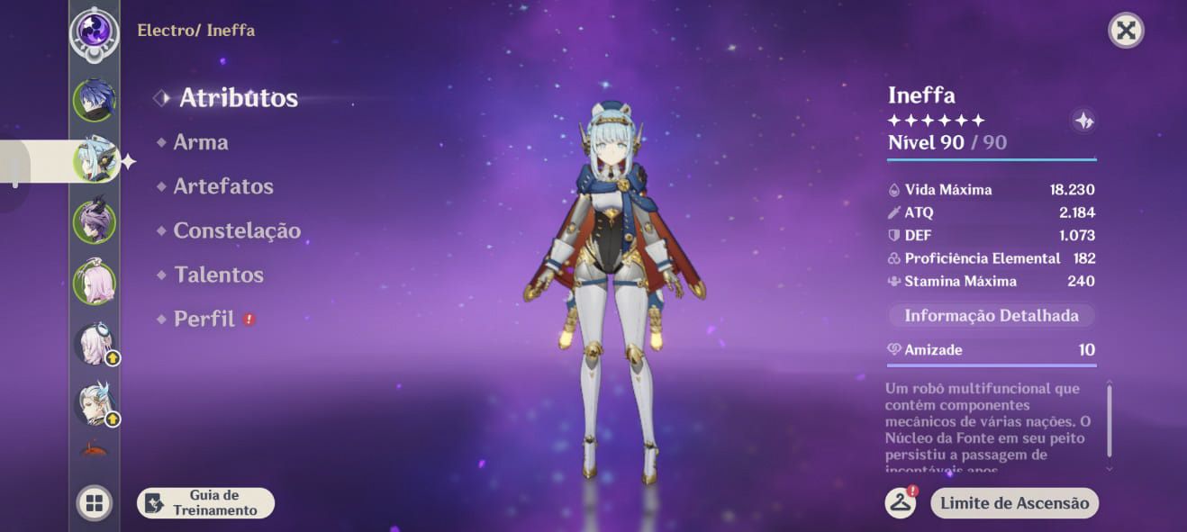 GENSHIN ER 56 - FLINS C2(BIS)+INEFFA C1(BIS)+ MAVUIKA(BIS)+CITLALI + HONKAI STAR