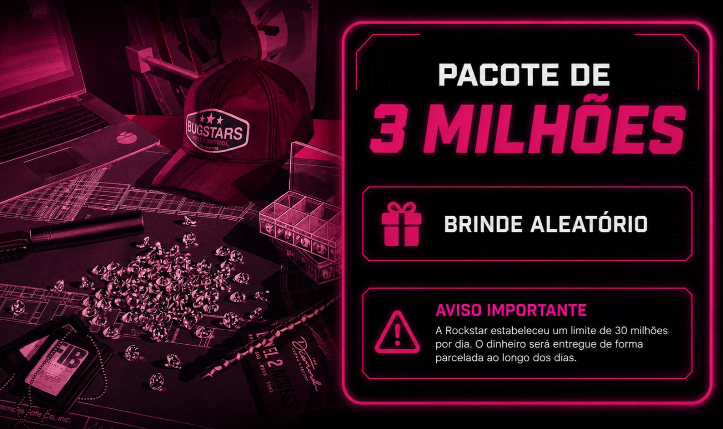 Pacote de 3 Milhões | GTA Online