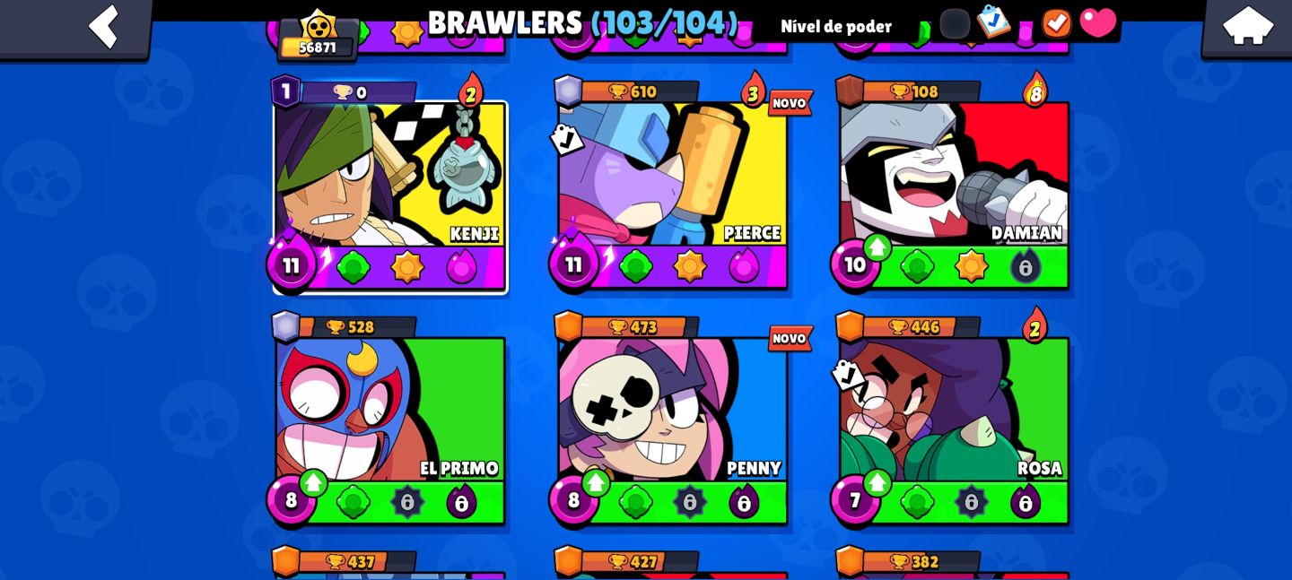 Conta gemada Brawl Stars End Game