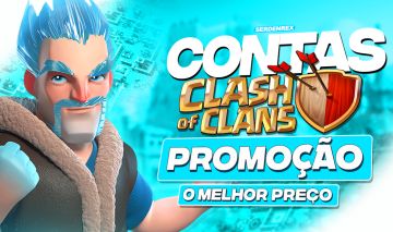 95% DE DESCONTO, CLASH OF CLANS, TODOS OS CVS, 9,10,11,12,13,14,15,16, PROMOÇAO!