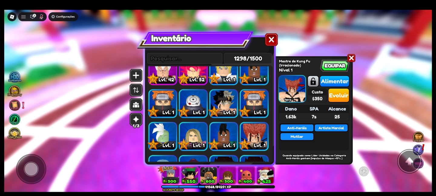 Conta de All stars tower defense