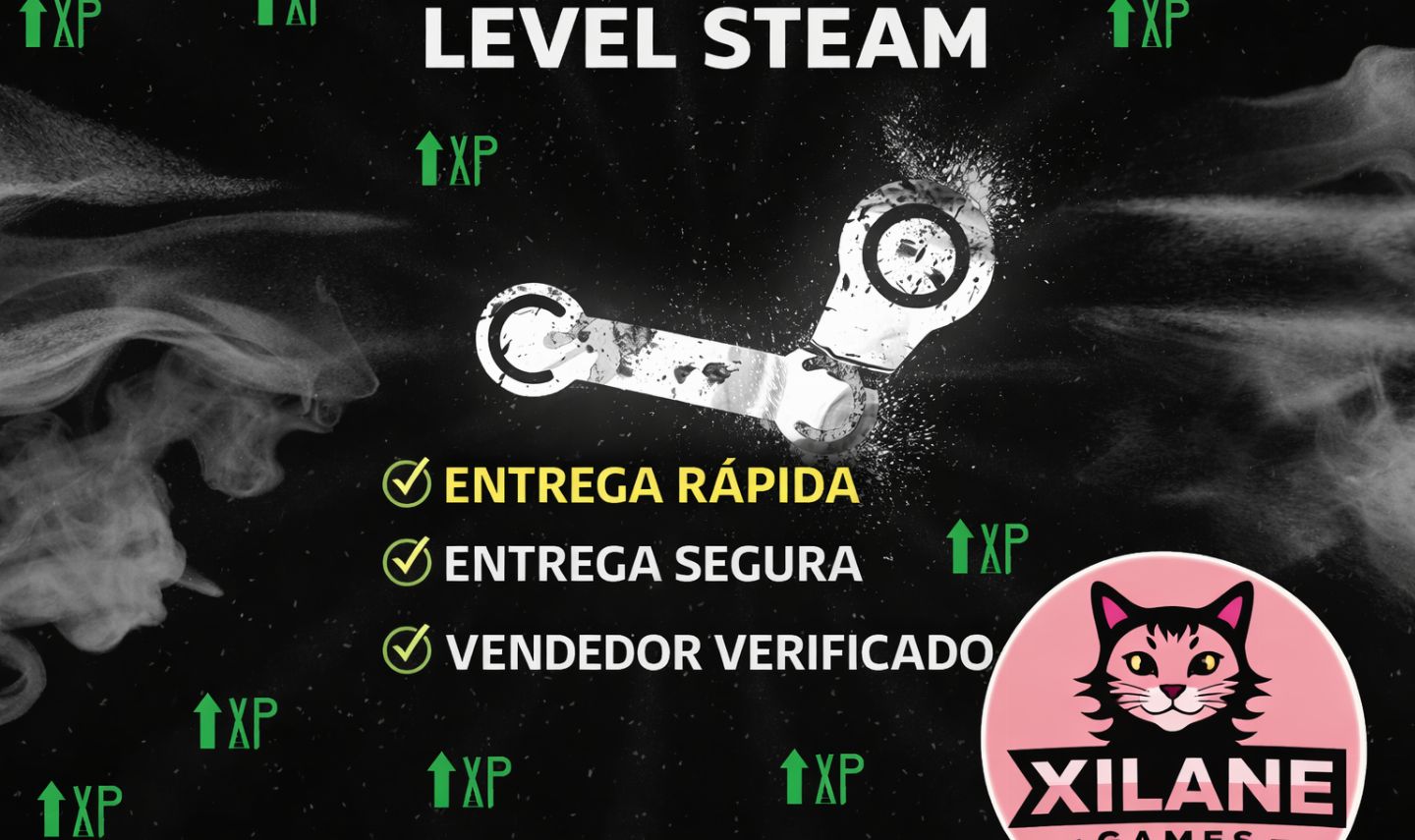 Up de Nível na Steam | Aumente Seu Level Fácil e Seguro | Não Precisa de Login