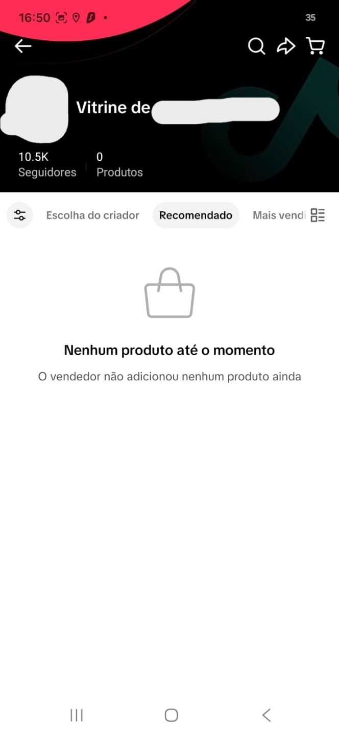 CONTA TIKTOK 10K / SHOP ATIVADO / NICHO DEUS E VELHOS / SEM DOC /