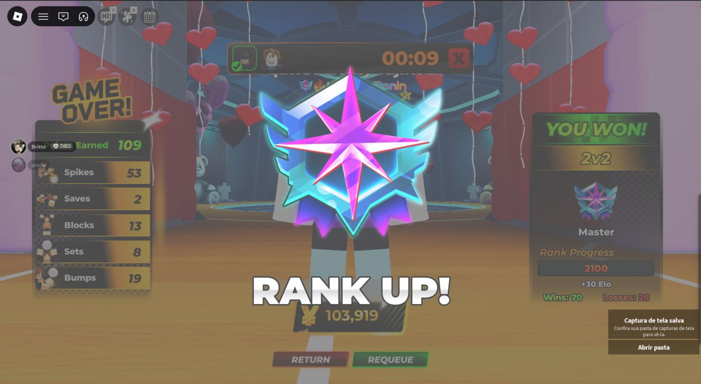EloJob Volleyball Legends | PRO / LEGEND / MASTER | DuoBoost | Rápido (4 dias)