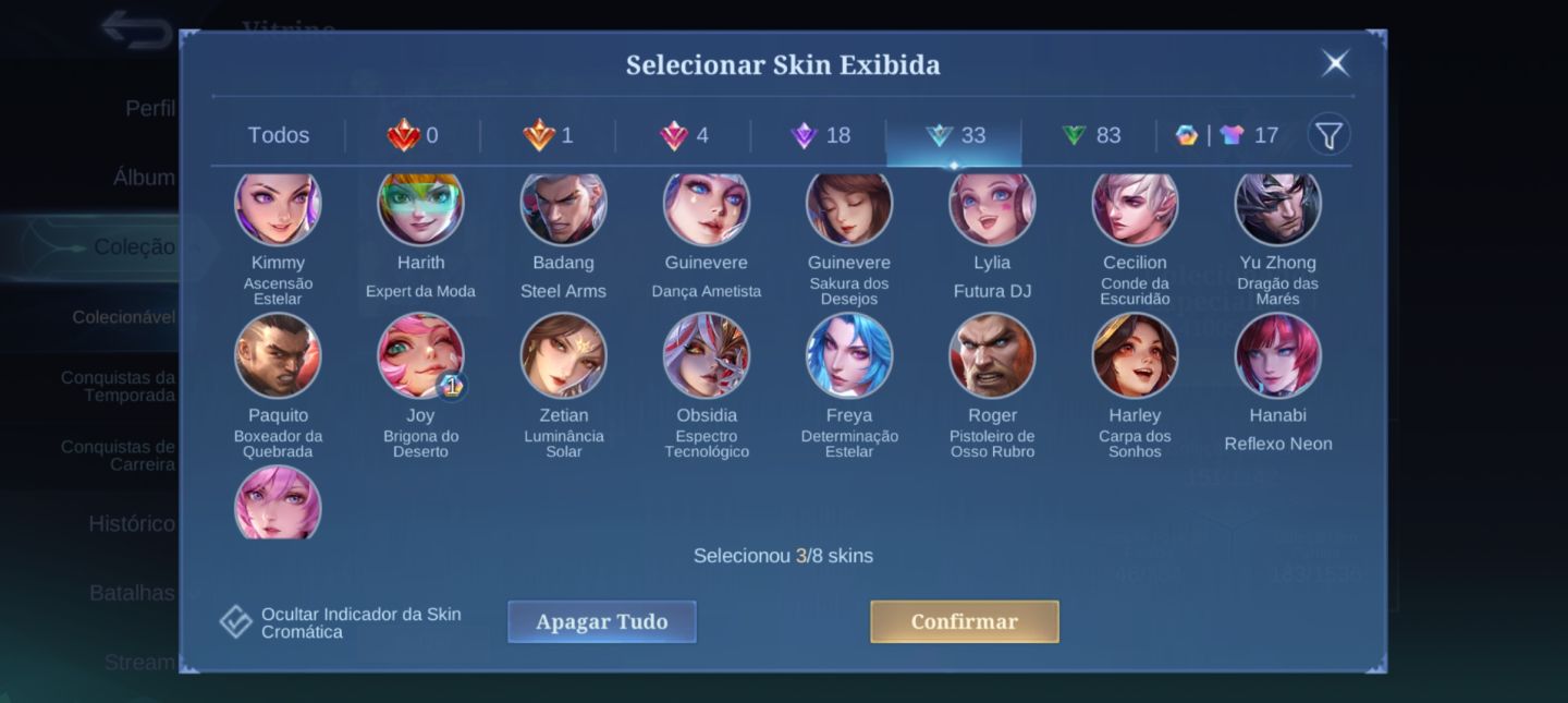 CONTA MAIN MID | 151 SKINS | IMORTAL 261 ESTRELAS