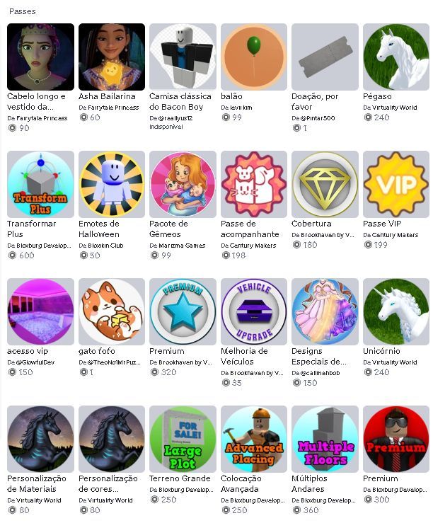 CONTA COM 8.477 ROBUX GASTOS EM ACESSÓRIOSE ROUPAS, PASSES E MUITO MAIS!
