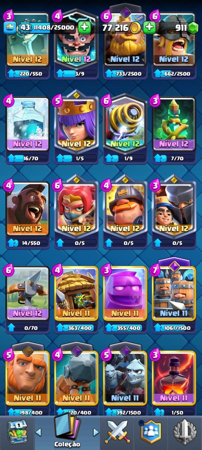 Conta Clash Royale + Brawl stars