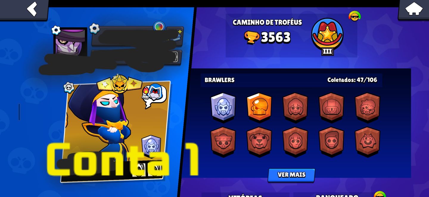 Conta de Brawl Stars Full Acesso , ( leia a Descrição para Saber Mais )