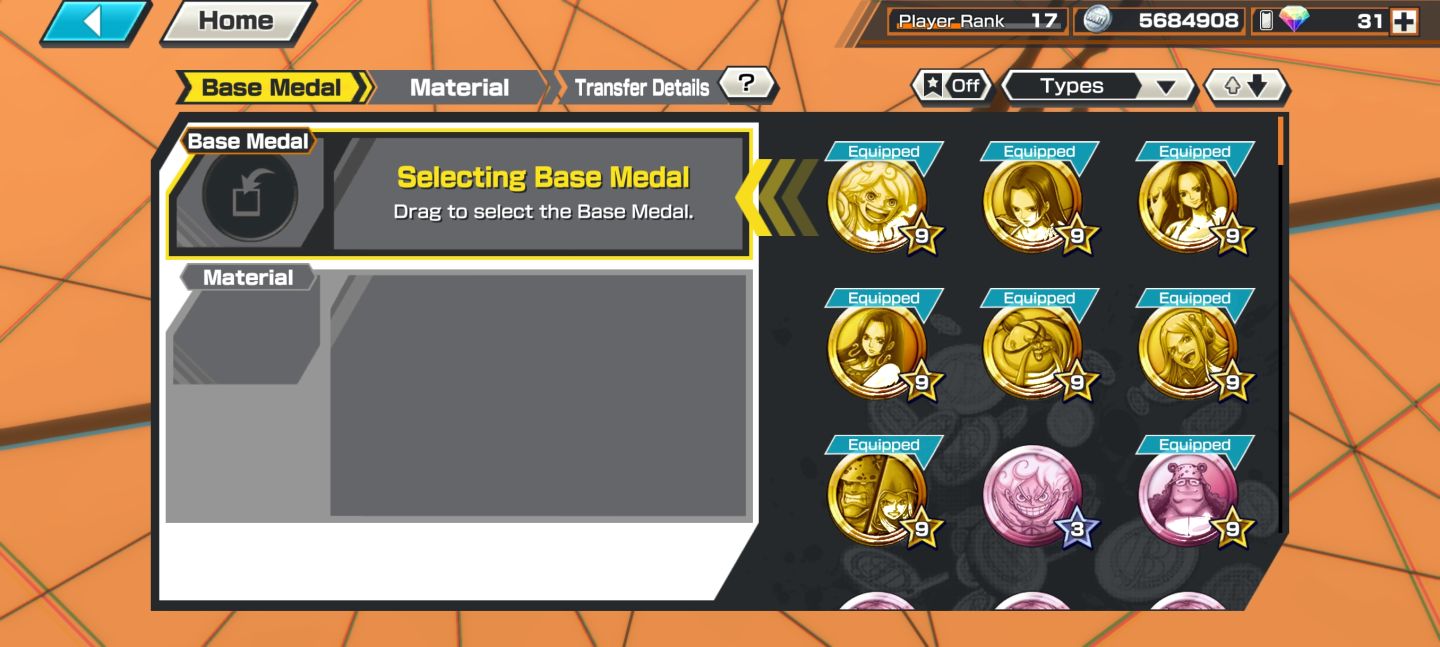 CONTA DE ONE PIECE BOUNTY RUSH COM EX NUSJURO B3/ROGER/KIZARU/BONNY NIKA/SANZORO