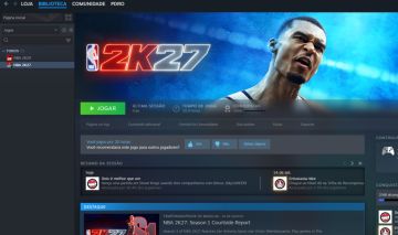 CONTA STEAM COM NBA 2K25 E 2K27