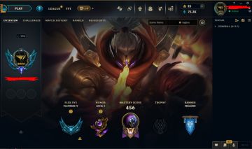 FULLACESSO - CONTA DE 2020 - 297 SKINS - LEVEL 396 - TODOSCAMPEÕES - 142 CROMAS