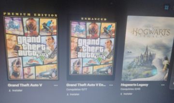 Aceito ofertas$ Conta epic com GTAV premium/enhanced e Hogwarts Legacy.