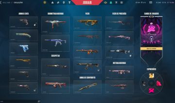 CONTA VALORANT MUITO UPADA, RANK OURO 2, MAIS DE 80K VP GASTOS NELA