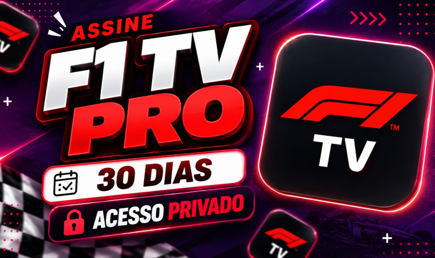 F1 TV PRO I 30 DIAS | ACESSO PRIVADO. I ENTREGA AUTOMÁTICA