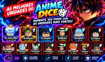 Anime Dice Unidades Fortes em Promoção