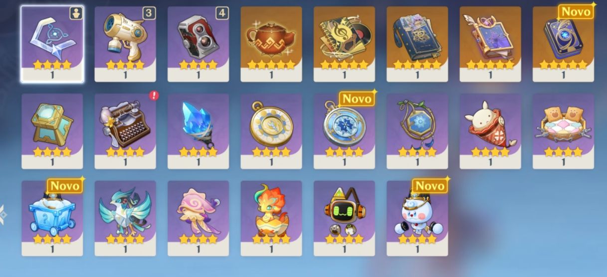 [PROMOÇÃO]- 16 PERSONAGENS 5 ESTRELAS (ODETTE, VESNA, VARESA C1, COLUMBINA, ETC)