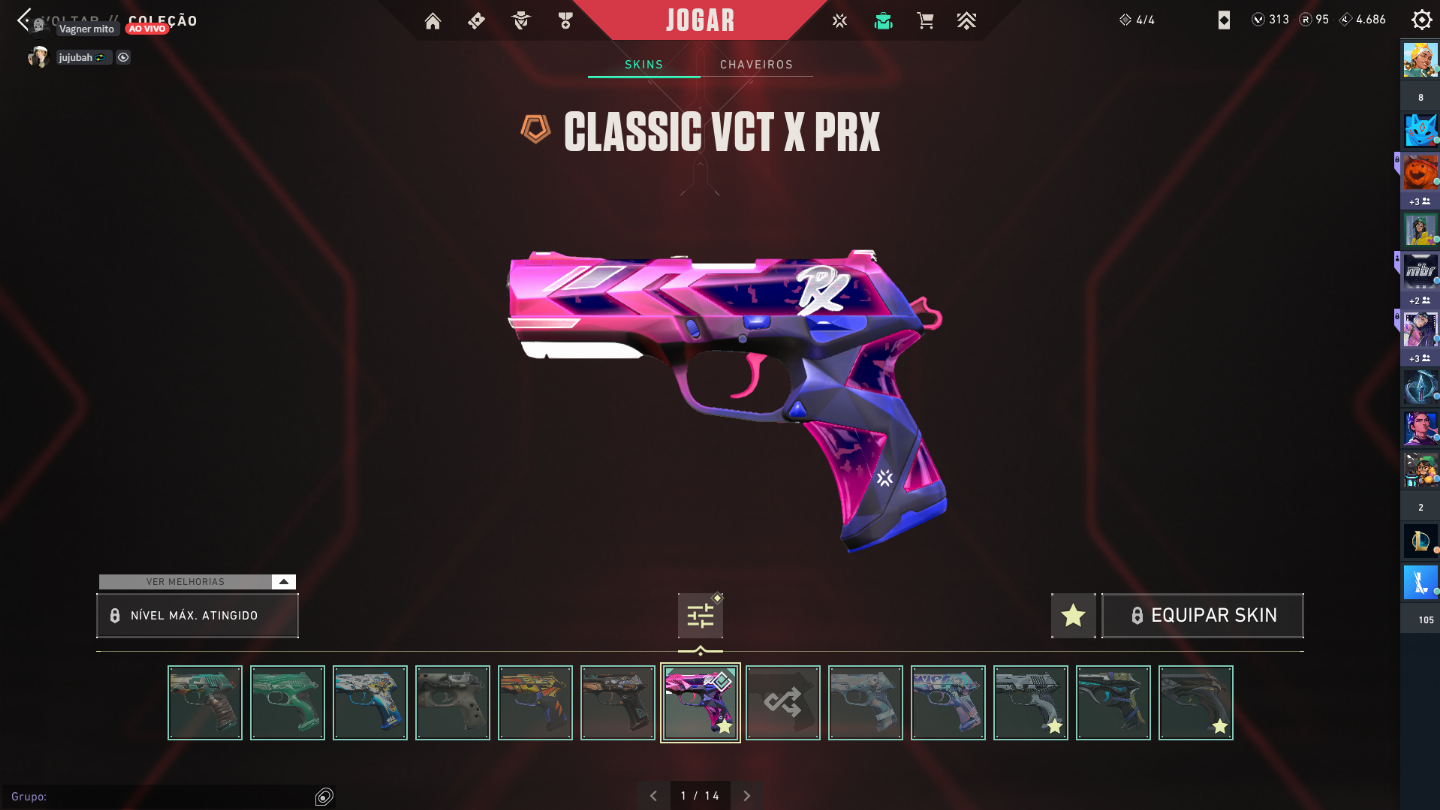 CONTA VALORANT VARIAS SKINS