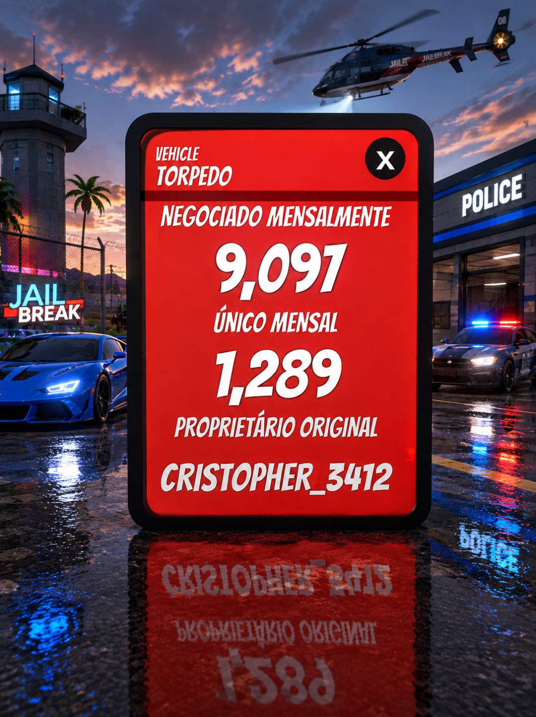 TORPEDO CLEAN - JAILBREAK, CARRO VELOZ DA SEASON 2