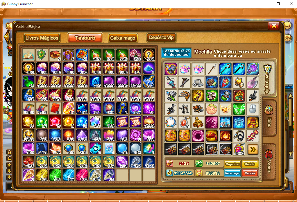 Serv 07 com Fenix de fogo ( up recente do 30 ao 60 tem muito up free )